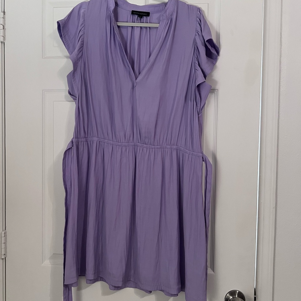 Banana Republic Lilac Pleated Garment